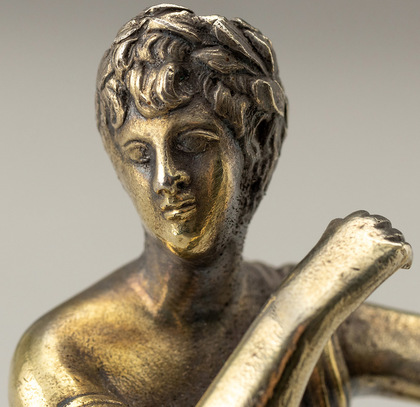 Fox Family Sterling Silver Gilt Figural Cast Candlesticks (Pair) - Charles Thomas Fox, George Fox
